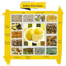 Yellow Fire Glass