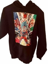 DRAGON BALL Z BLACK HOODIE  SWEATSHIRT SIZE SMALL ANIME STYLE MH13101