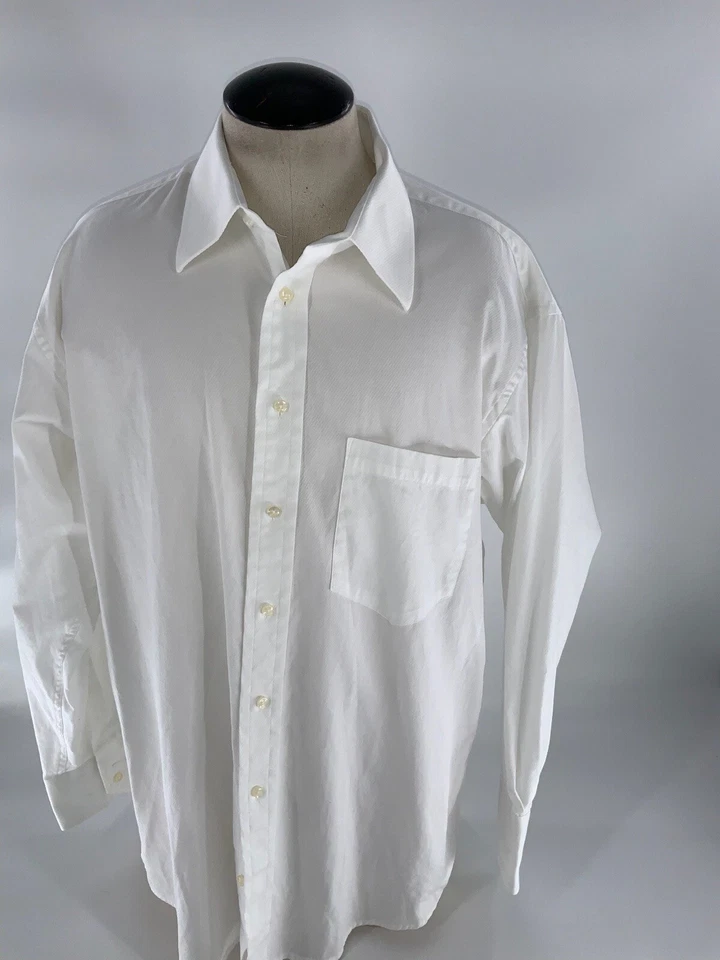 Camisa Ted Baker Cuello Punta 16 32 33 Blanca 100% Algodón Sin Defectos YGI D2-355 Foto 2 de 4