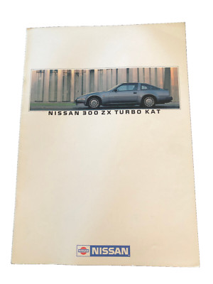 Prospekt Brochure Nissan 300 ZX Turbo Kat v. 05/1988, 14 S.