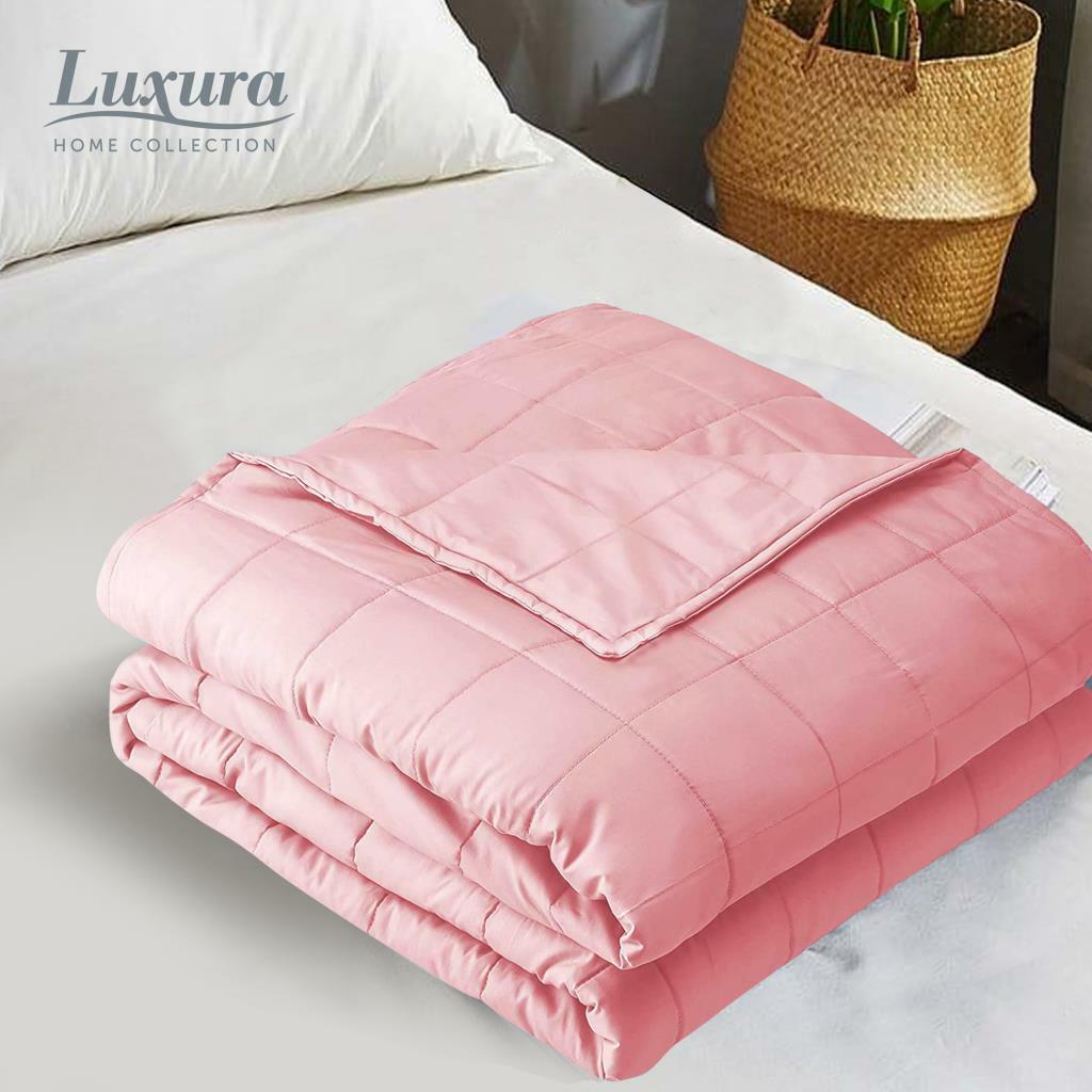 6kg Luxury Gravity Weighted Blanket Double Anxiety Therapy Sleep Grey