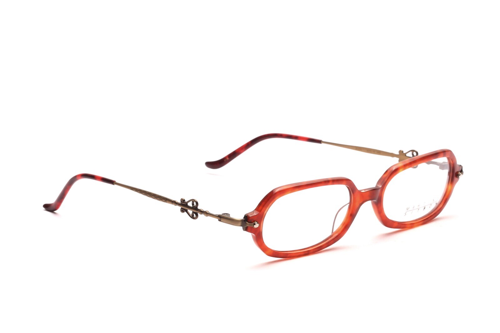 Martine Sitbon Brille Fassung Braun и Altgold Мод. 6506, 53 -19 мм H11