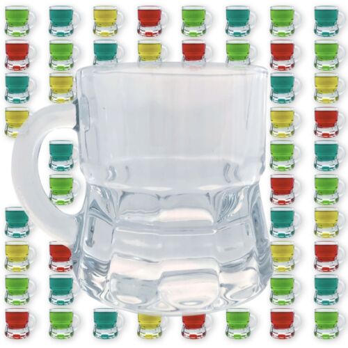 Schnapsglas Schnapsgläser Schnaps Stamper Kurze Glas mit Henkel 2cl 12,24,48 Stk - Afbeelding 1 van 9