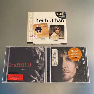 KEITH URBAN 4 SEALED LOT: Take 2: Double Set/ Graffiti/ Love, Pain & The Whole