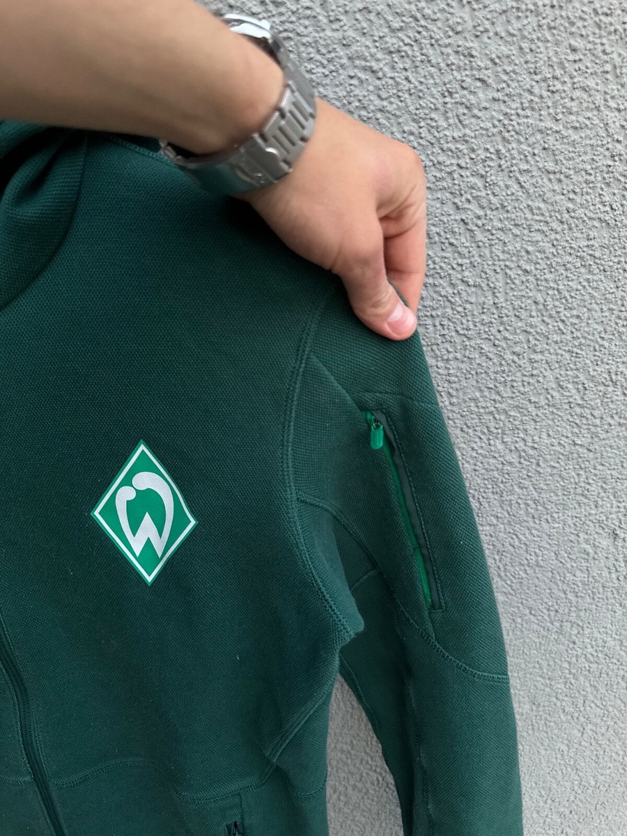 Veste Umbro Werder Brême Taille M Verte - Occasion Bon état - Fermeture éclair Complète