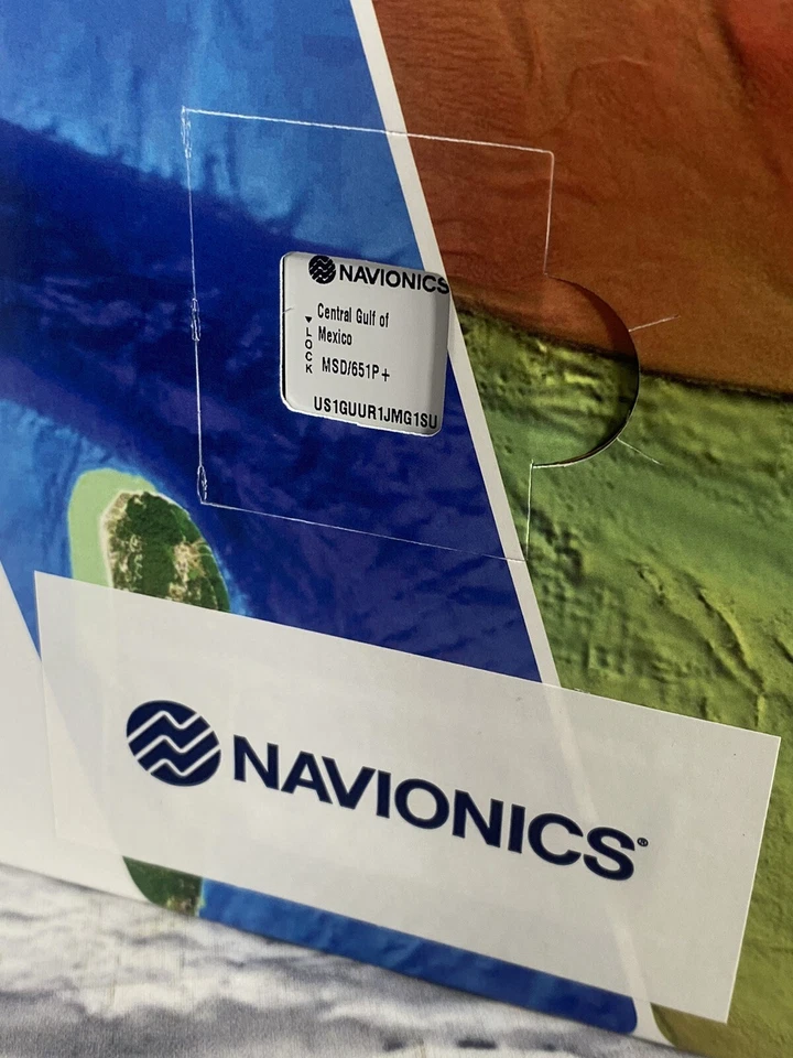 Navionics Platinum Plus Central Gulf of Mexico Marine Map Msd/651p - Image 4 of 4