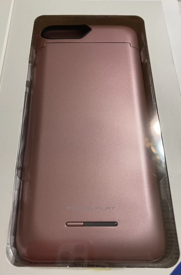 Funda de batería Press Play NERO oro rosa para iPhone 7+ delgada protectora para batería Foto 4 de 4