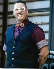 GRAHAM ELLIOT SIGNED 8X10 PHOTO TOP CHEF MASTERCHEF HOST CHEF HELLS KITCHEN