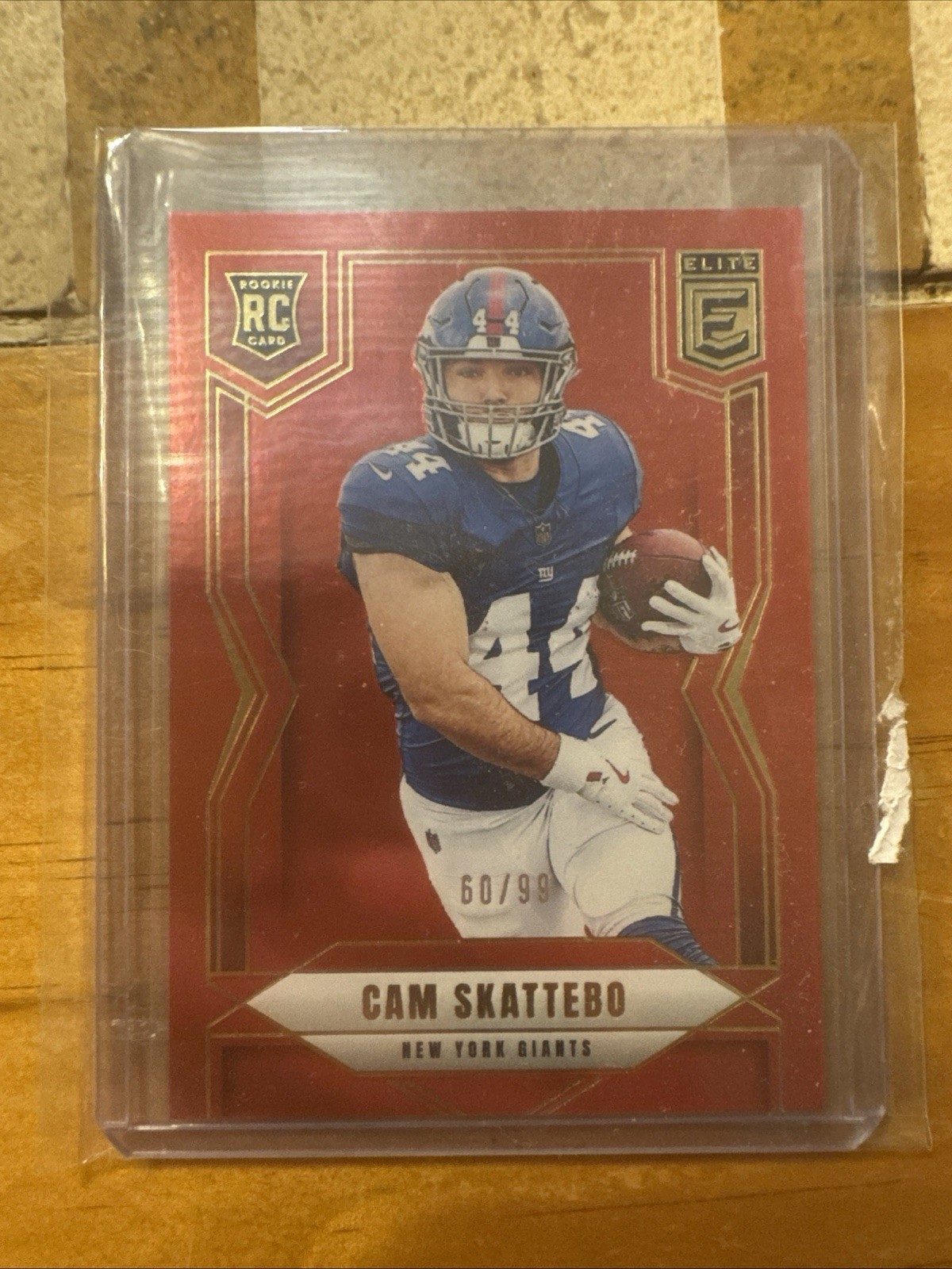 2025 Panini Donruss Elite - Rookies Cameron Skattebo #153 Red /99 (RC)