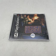 Medal of Honor: Underground PS1 PlayStation 1 Black Label Complete CIB – Tested
