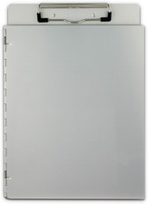 Recycled Aluminum Portfolio Clipboard – Letter Size File Holder with Privacy Cov