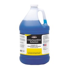 Chlorhexidine 2 for Horses  Dogs, One Gallon 1 gallon, Blue