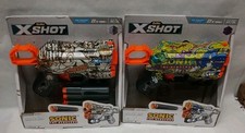 Lot Of  2  Zuru X-Shot Menace Skins Dart Gun,s Sonic The Hedgehog