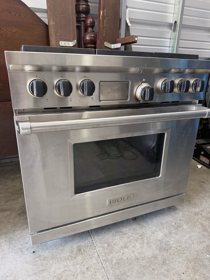 36” Wolf Dual Fuel Range DF366 Liquid Propane | eBay