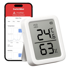 SwitchBot Thermomètre Connecté, Intérieur Thermomètre *1