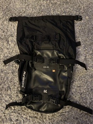 Kriega US 20 Drypack Motorrad Rucksack Rolltop schwarz Rolltop 