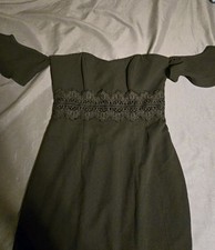 Lumiere by Bariano Black Lace Floor Length Dress Women’s Size S With Zipper