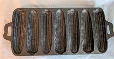 WI Barn Vintage 12” Cast Iron Corn Bread Pan BSR Clean Cob Unmarked 12.75 x 5.5"