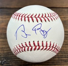 Bruce Bochy signed ROMLB Rawlings Baseball Rangers Giants Padres Autograph COA