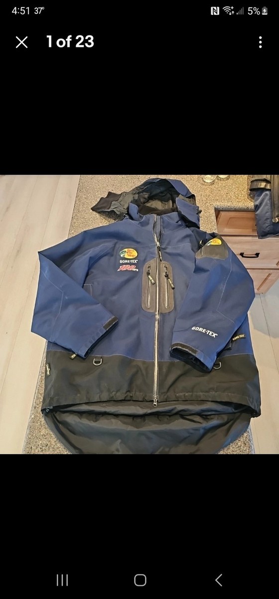 Veste De Pluie Pêche Bass Pro Shops XPS Gore Tex – Bleu, 3XL, Imperméable (occasion)