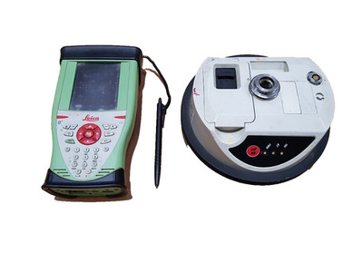 Leica CS10 Field Controller Data Collector W/ Leica GS08 GNSS Receiver