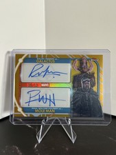 2026 Topps Finest Fantastic Four Galactus Mole Man Dual Auto Gold Refractor /50