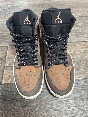 NIKE AIR JORDAN 1 MID SE DARK CHOCOLATE SNEAKERS DC7294-200 uk9