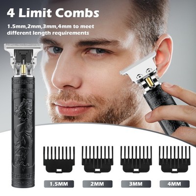 For Men Hairs Cutting Machine Beard Trimmer Razor T9 Dragon Phoenix Shaver 