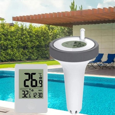Wireless Pool Thermometer Digital LCD Bildschirm für Schwimmbad Aquarium