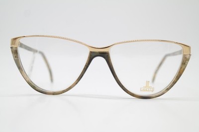 Vintage Brille LANCETTI 4010 Gold Mehrfarbig Oval Brillengestell eyeglasses
