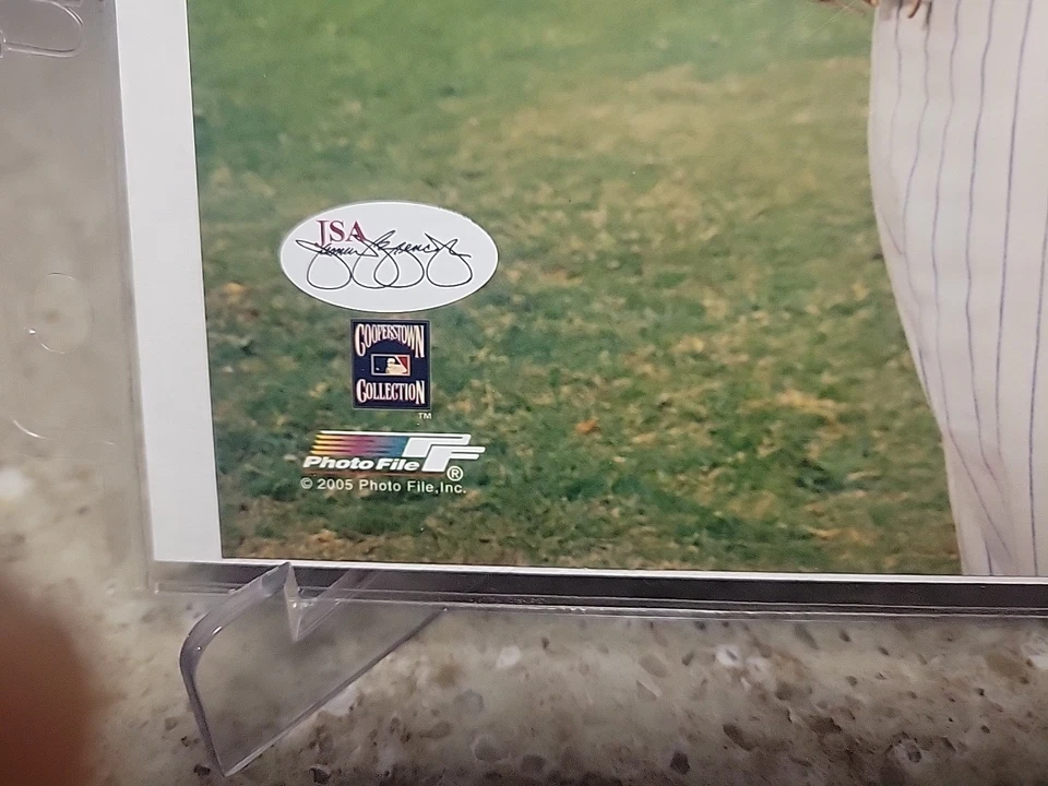 Camilo Pascual Washington Senators Autographed Photo COA Jsa Sticker - Image 2 of 2