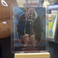 2022-23 Select Jalen Green Light Blue Prizms Concourse #17/299 Rockets