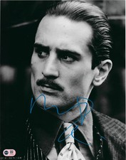 ROBERT DE NIRO SIGNED GODFATHER VITO CORLEONE 14x11 PHOTO (ACG CERT AG16859)
