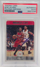 Nene Hilario Auto - PSA Authentic 2017-18 Panini Hoops #185