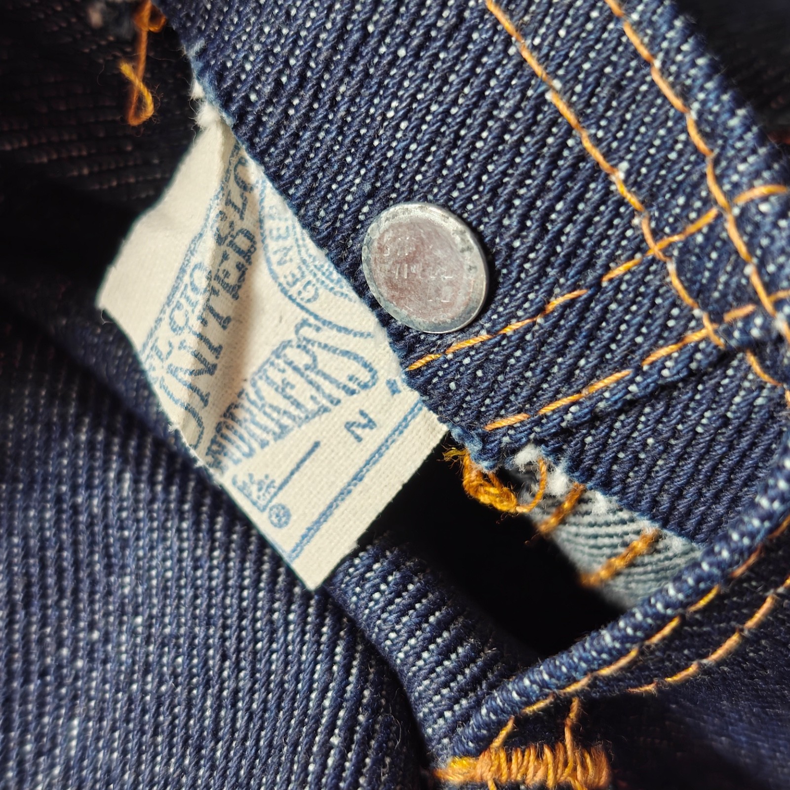 Rare 1960s Lee Storm Rider 101LJ Denim Jacket USA 44L - Mint! image 7