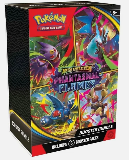 JCC Pokémon: Mega Evolución - Paquete de refuerzo de llamas fantasmales - PREVENTA