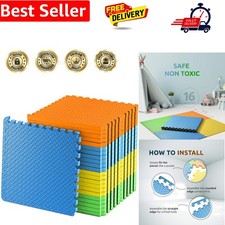 Exercise Foam Mat - Anti fatigue Protective Interlocking Puzzle EVA Floor Til...