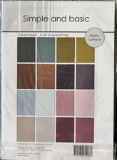 SIMPLE AND BASIC 32 Sheets Double Side 8.5” X 6.25” Paper Pad