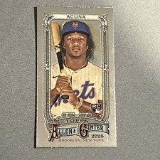 2025 Topps Allen & Ginter #107 Luisangel Acuna Mini Chrome