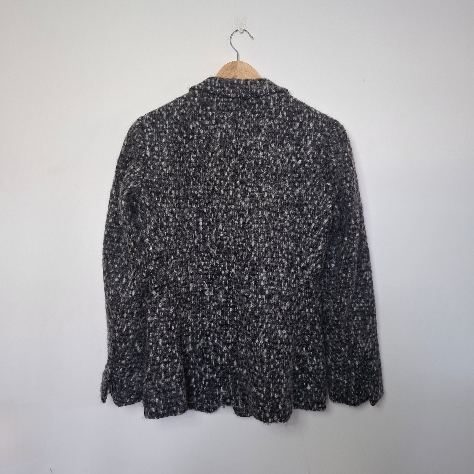 Giacca blazer YVES SAINT LAURENT Rive Gauche mohair boucle taglia F38 Medium