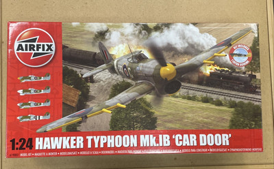 Hawker Typhoon Mk.1B Car Door  Airfix 1/24 Scale Unassembled Aircraft Kit#A19003