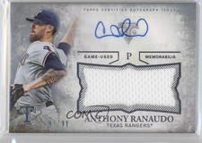 2015 Topps Triple Threads Unity Jumbo Relics 87/99 Anthony Ranaudo Auto 0f8