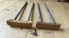 Original Ercol Drop Leaf Supports Brackets Plus 4 Cotter Pins Spare Parts