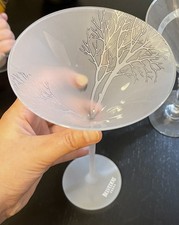 Belvedere Vodka Martini Glass Frosted Barware...