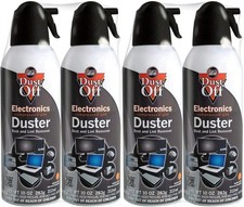 Falcon Dust-Off Electronics Compressed Gas Duster, 10oz - 4 Pack, Compressed Air