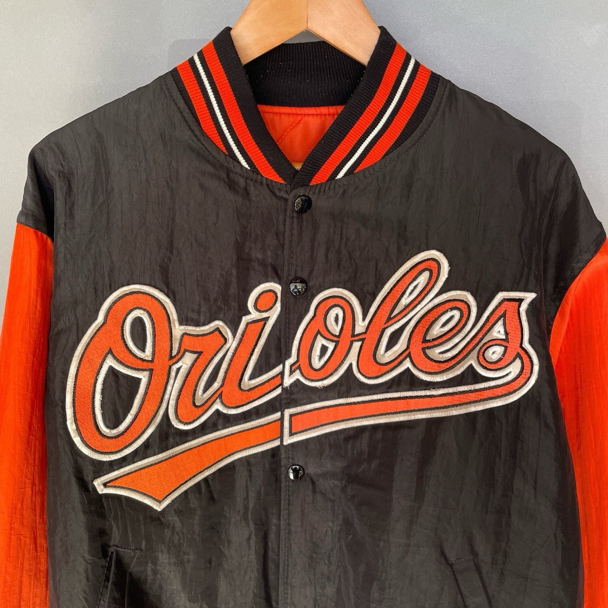 Vintage STARTER Baltimore Orioles MLB Baseball Orange/black Jacket