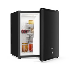 Refrigerator 44 L Mini Fridge Glass Door Drinks Fridge Small Skincare Black