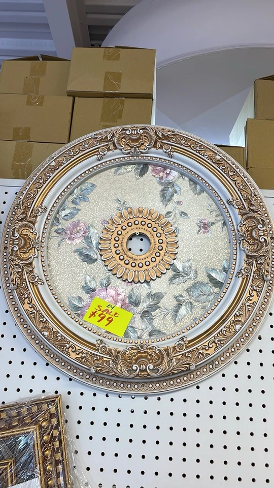 24" CEILING MEDALLION CHANDELIER 60 cm FAN TRIM COVER DECOR - Image 2 of 4