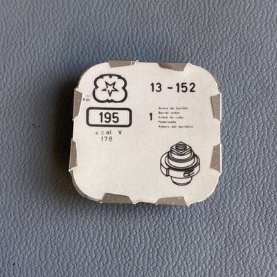 Genuine Venus Barrel Arbor Cal. 13 - 152 178 Part 195  NOS