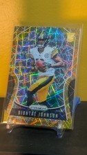 2019 Panini Prizm Rookies Lazer Prizm Dionte Johnson #352 Rookie Card RC . rookie card picture